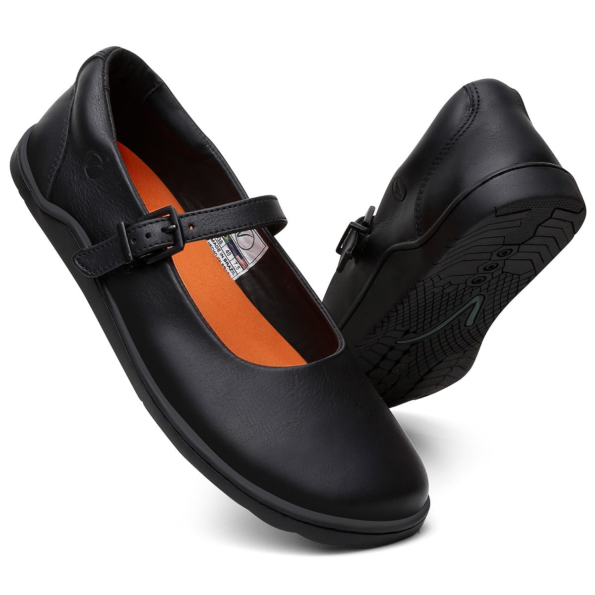 Sapatilha Barefoot Boto-Cor-de-Rosa - Preta